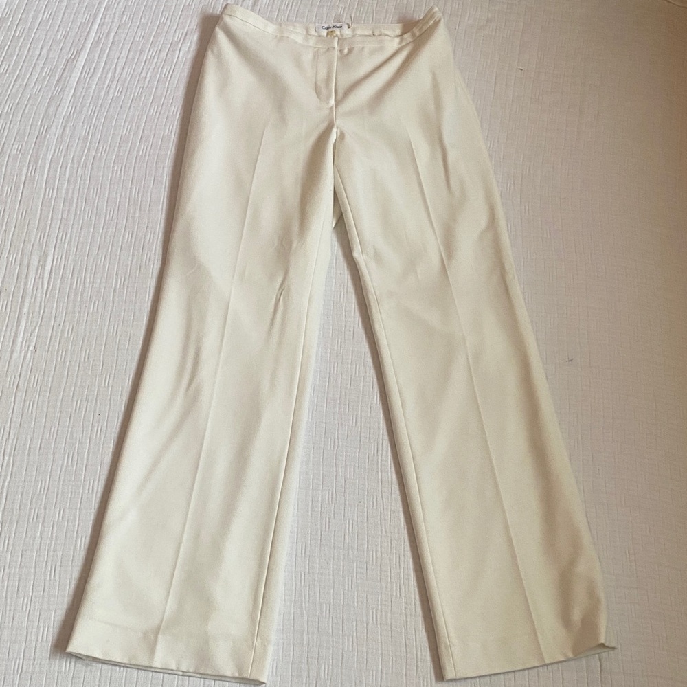 CALVIN KLEIN Cream Trousers